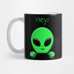 alien peek Mug